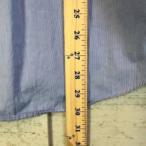 RALPH LAUREN Blue Custom Fit Button Down Shirt Size 16.5 34/35 - Picture 12 of 13